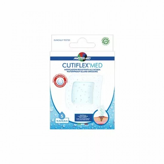 ΑΔΙΑΒΡΟΧΕΣ ΑΥΤΟΚΟΛΛΗΤΕΣ ΓΑΖΕΣ CUTIFLEX MED 12,5CM 5τμχ Master-Aid