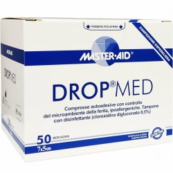 ΑΥΤΟΚΟΛΛΗΤΕΣ ΑΝΤΙΚΟΛΛΗΤΙΚΕΣ ΓΑΖΕΣ DROP MED 5X7CM 50τμχ Master-Aid ΑΥΤΟΚΟΛΛΗΤΕΣ ΑΝΤΙΚΟΛΛΗΤΙΚΕΣ ΓΑΖΕΣ DROP MED 5X7CM 50τμχ Master-Aid