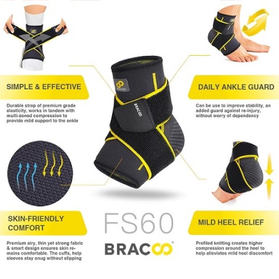 ΕΠΙΣΤΡΑΓΑΛΙΔΑ ΜΕ ΙΜΑΝΤΕΣ AIRY ANKLE SLEEVE FS60 Bracoo