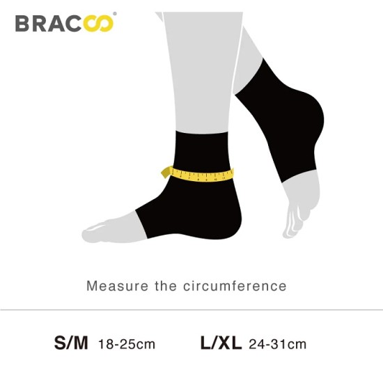 ΕΠΙΣΤΡΑΓΑΛΙΔΑ ΜΕ ΙΜΑΝΤΕΣ AIRY ANKLE SLEEVE FS60 Bracoo